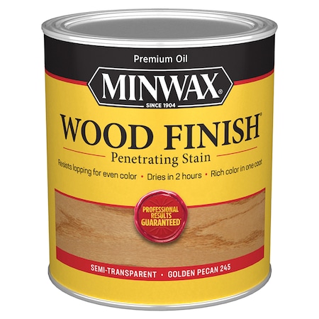 Minwax 1 Qt Golden Pecan Wood Finish Oil-Based Wood Stain 70041